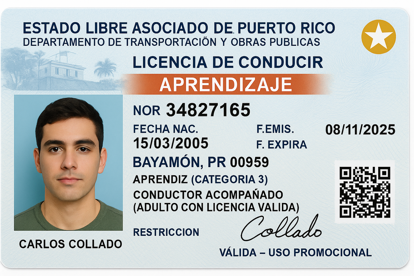 MENSAJERÍA LICENCIA DE APRENDIZAJE