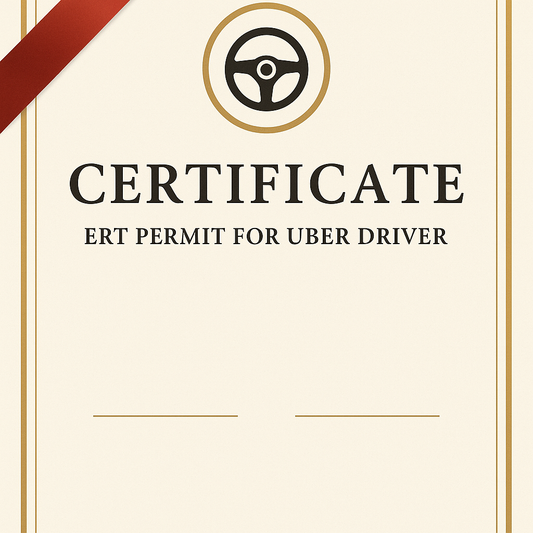 MENSAJERÍA SOBRE PERMISOS ERT PARA UBER
