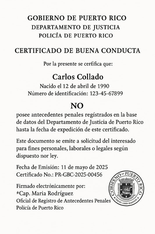 GESTION ELIMINACIÓN ANTECEDENTES PENALES MENOS GRAVE